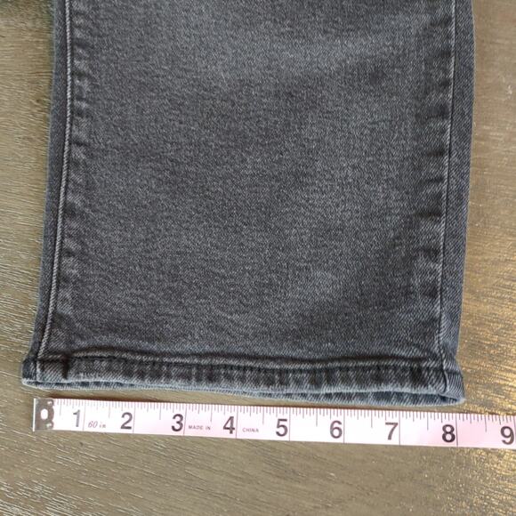Levi's Wedgie High-Rise Straight Leg Faded Black Distressed Jeans Plus Size 16W - Picture 8 of 14